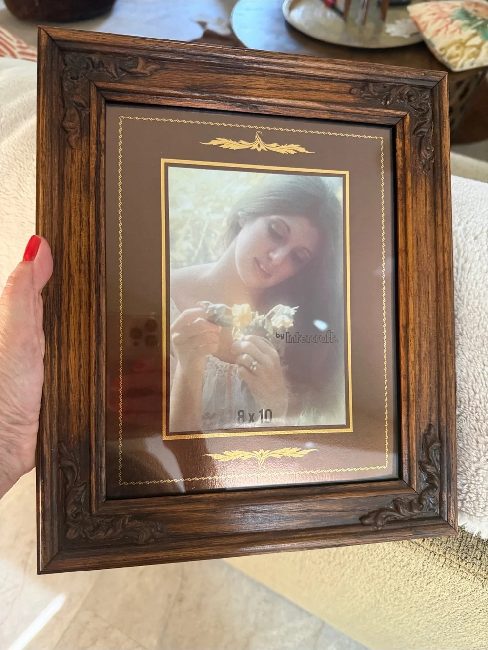 Vintage Intercraft Wooden Frame 8 x 10